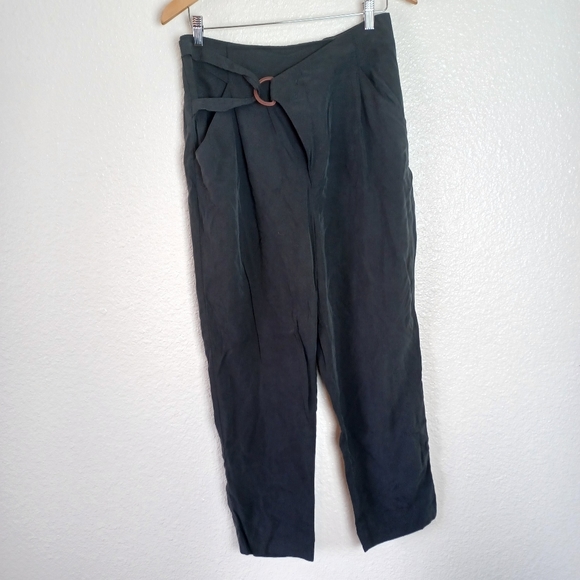 Anthropologie Cupro Wrap Pants (M) - Picture 3 of 11